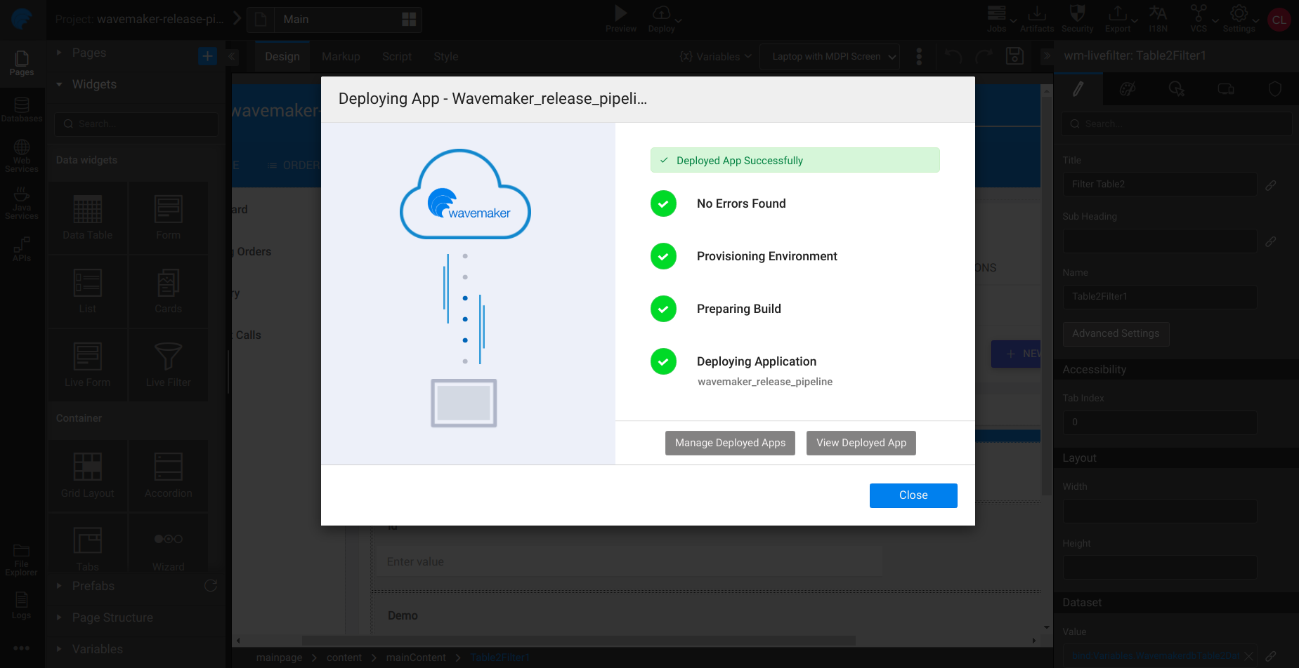 Deployment-flow-changes