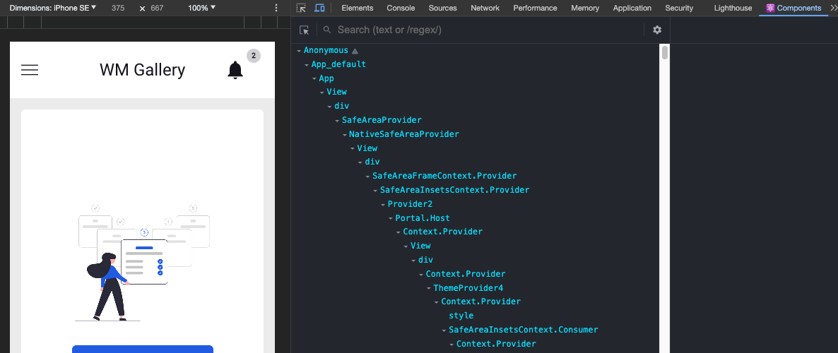 Components Tree