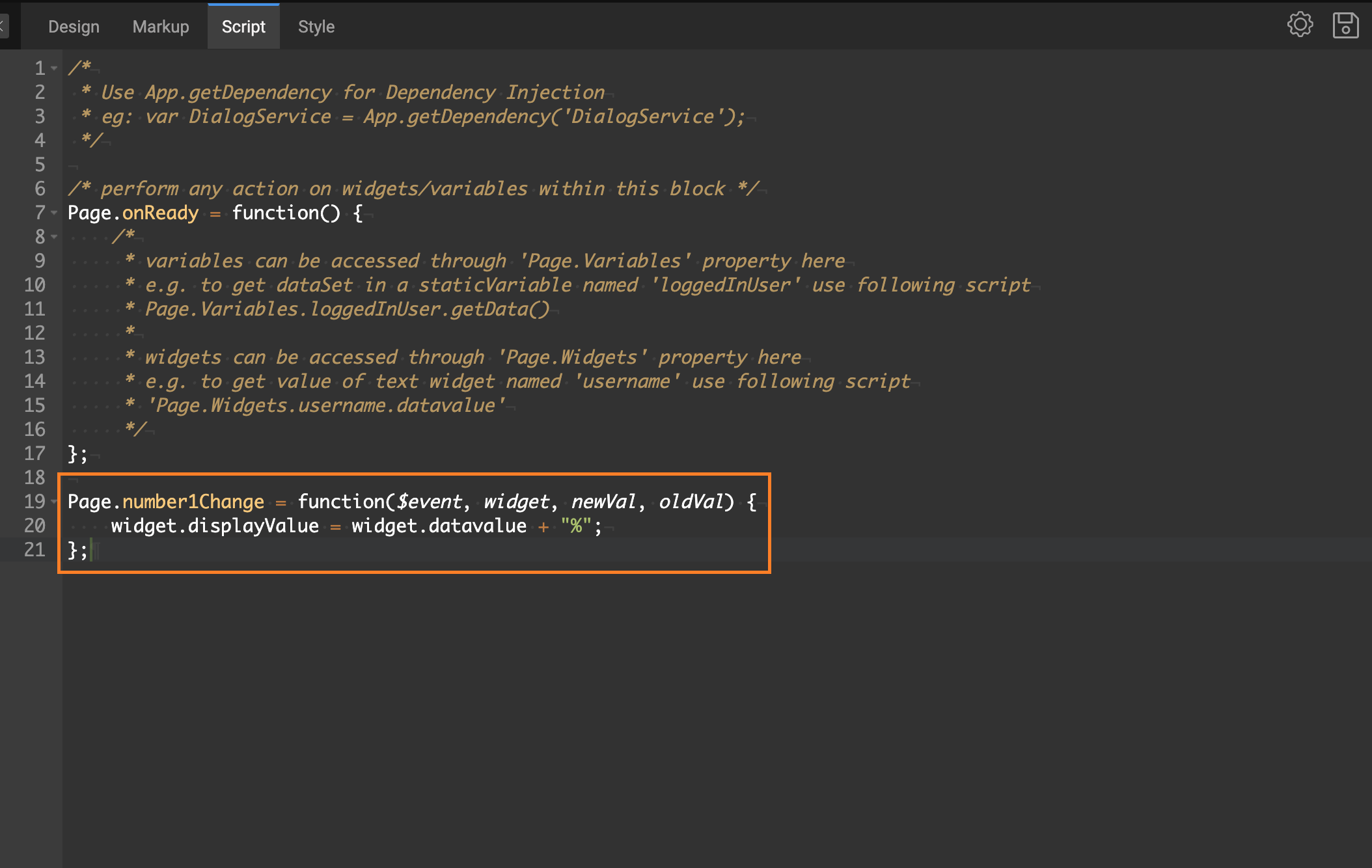 Display Value in Number