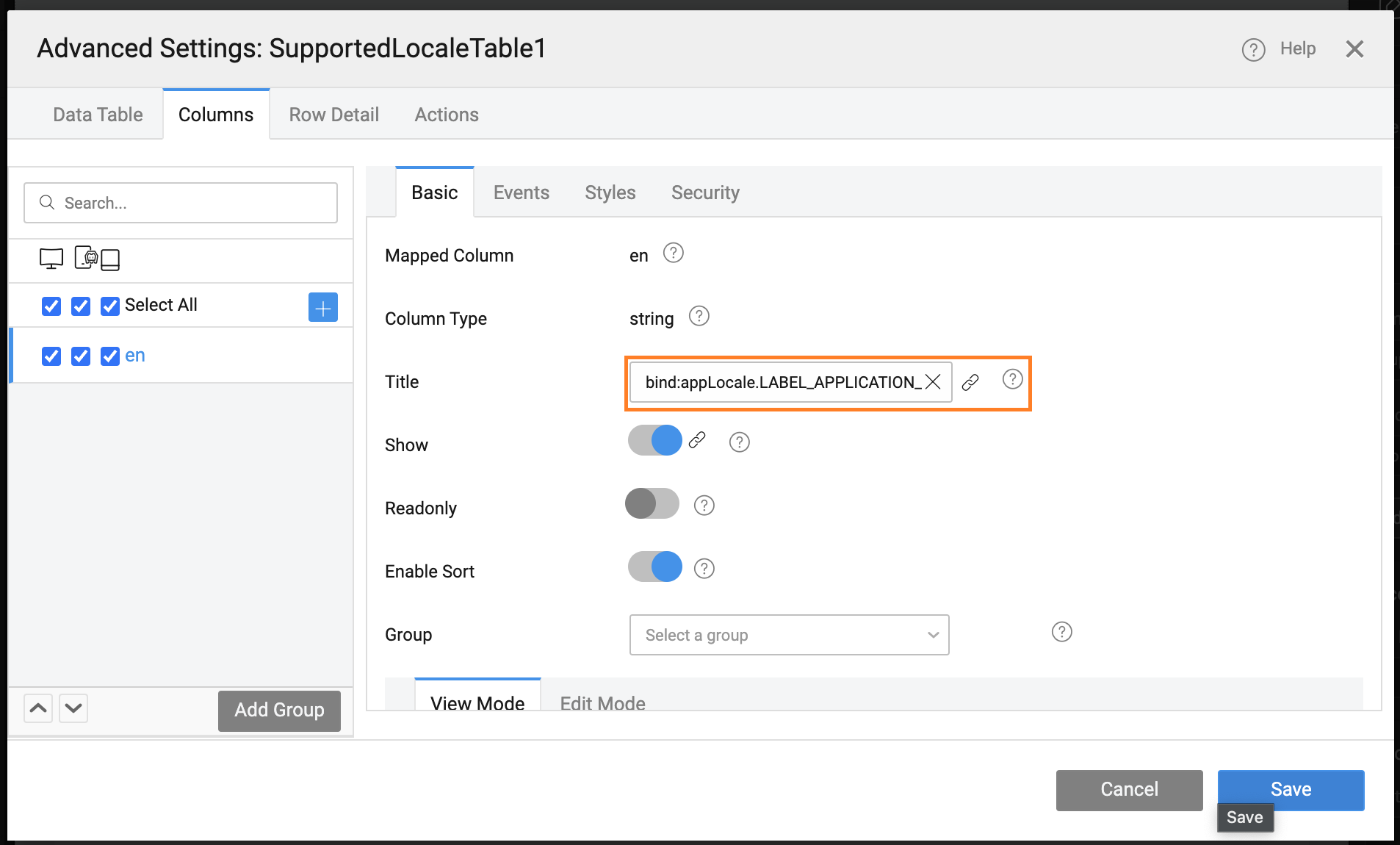 Key Value in Text Field