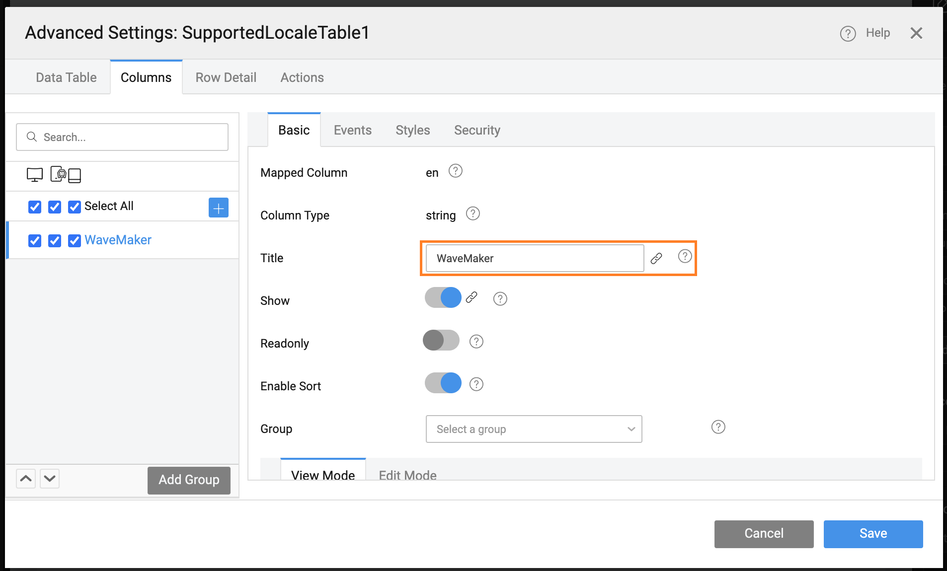 Locale Value in Text Field