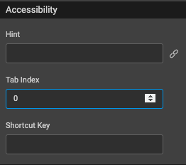 Tab Index property